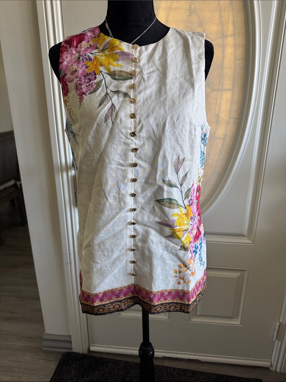 The Annalise linen blouse from Elsie Tahari